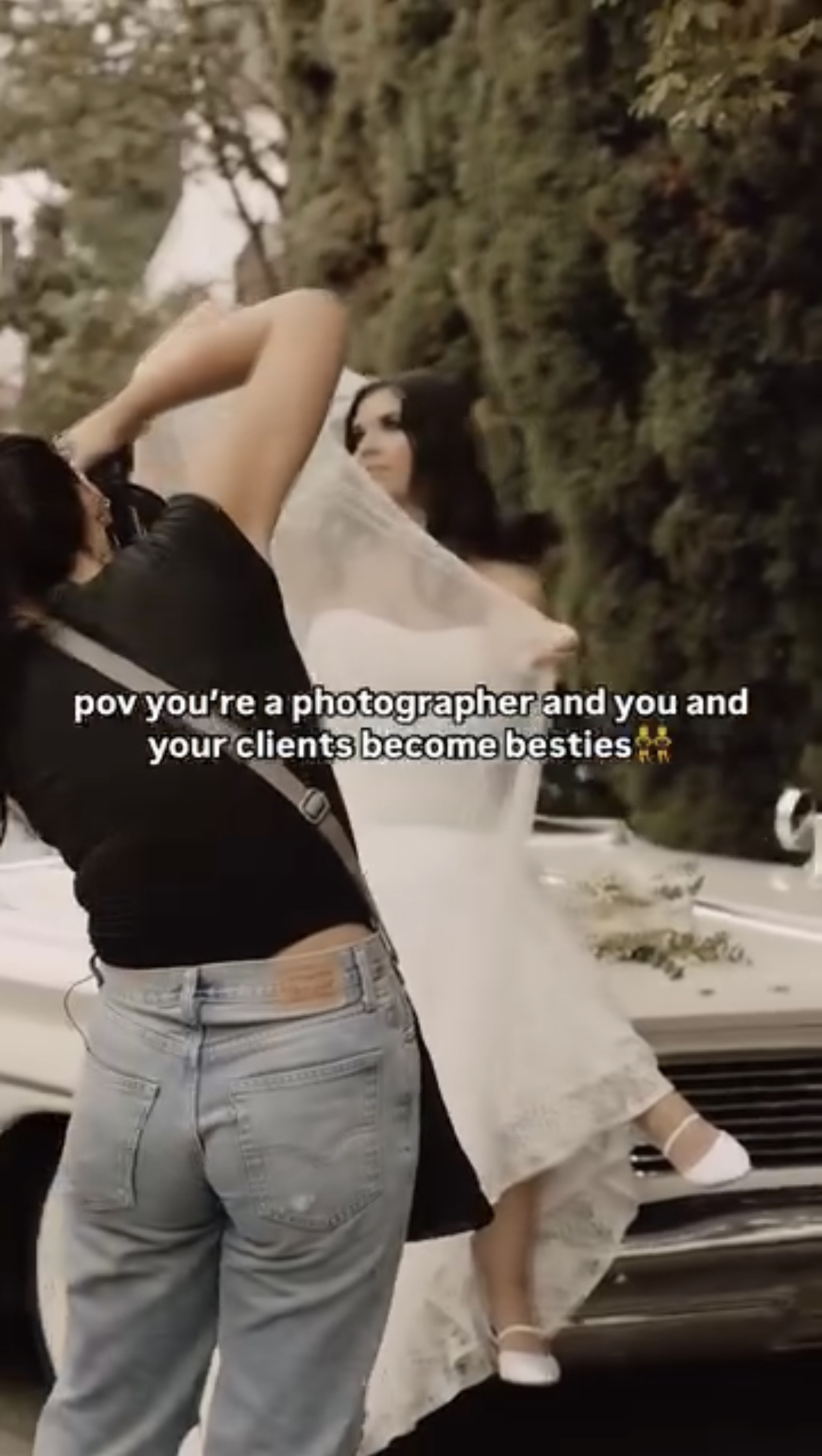 When you're a photographer and you and your clients become besties.