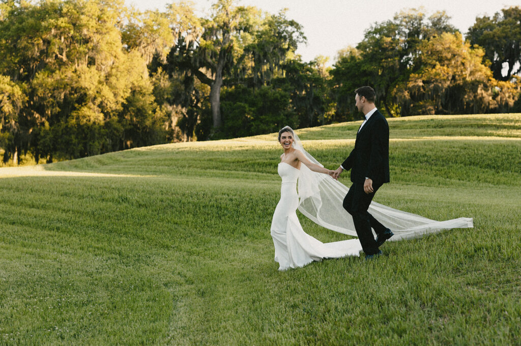 Romantic candid wedding photography at Middleton Place in Charleston, SC