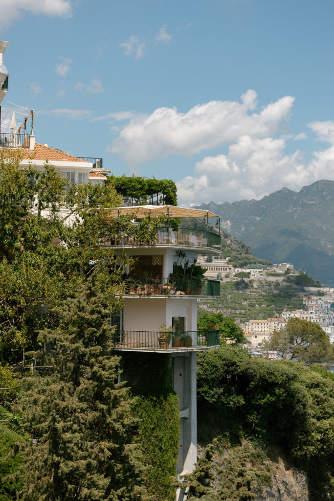 Romantic terrace wedding at Hotel Santa Caterina Amalfi